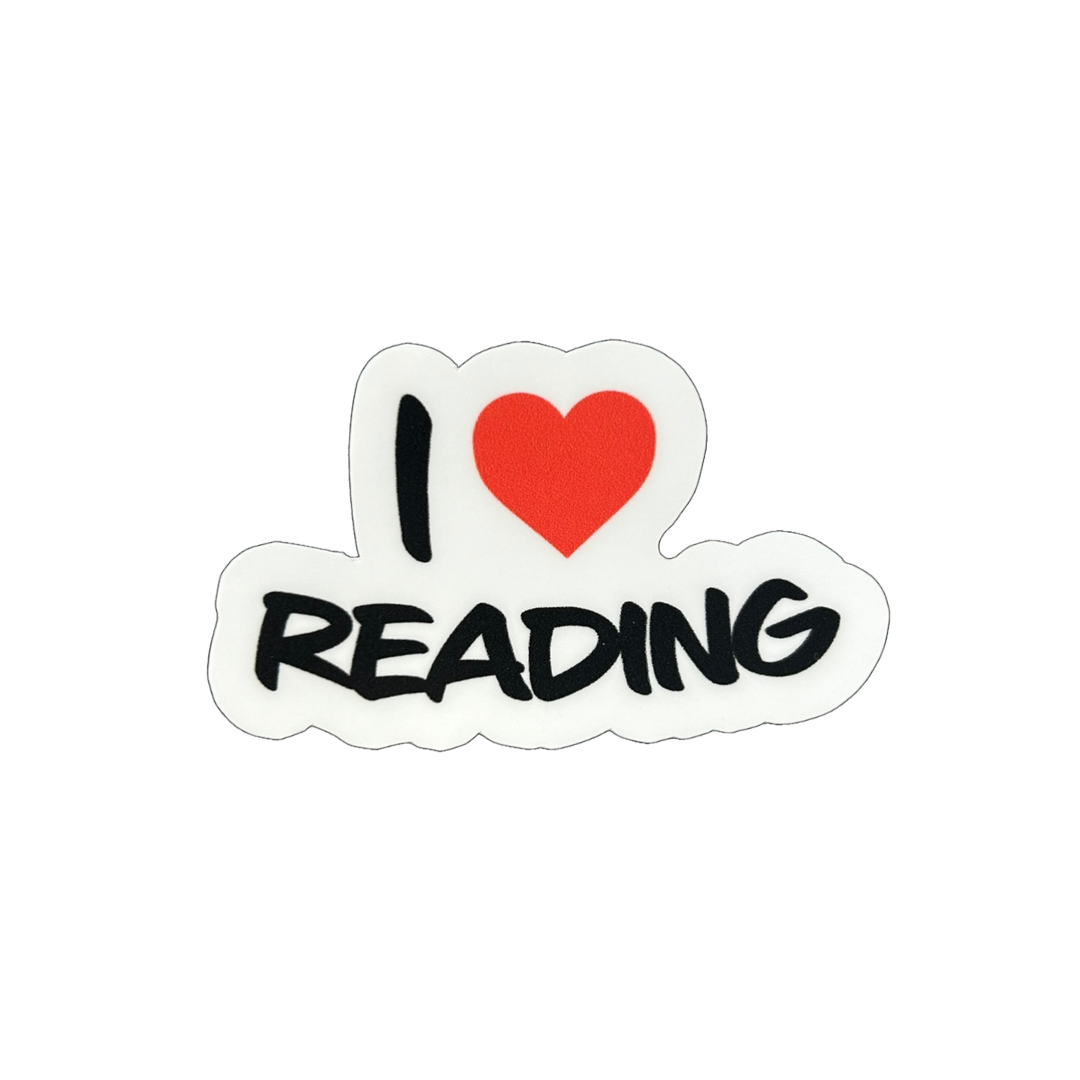 I Love Reading Sticker